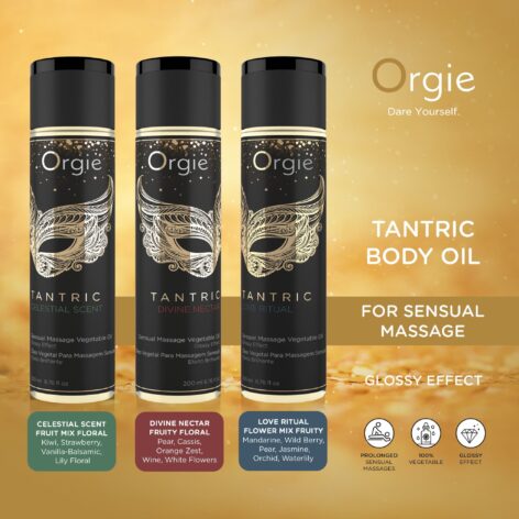 afbeelding Orgie Tantric Sensuele Massage Olie 200 ml Celestial