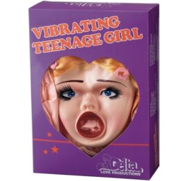 afbeelding vibrating teenage girl opblaaspop