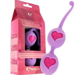 afbeelding feelztoys - desi love balls paars