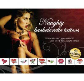 afbeelding tattoo set - naughty bachelorette