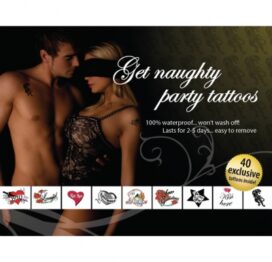afbeelding tattoo set - get naughty party