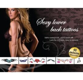 afbeelding tattoo set - sexy lower back