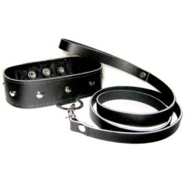 afbeelding sportsheets - leather collar / leash set