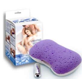 afbeelding sex in the shower - vibrating sponge