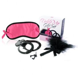 afbeelding loverspremium - tickle me gift set roze