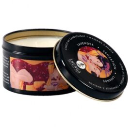 afbeelding shunga - massagekaars sensatie / lavendel