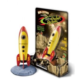 afbeelding retro pocket rocket geel