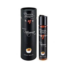 afbeelding plaisirs secrets - massage olie creme brulee