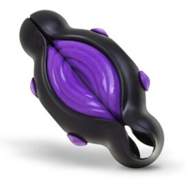 afbeelding verspanken - wavy (with foamwieners solid purple)