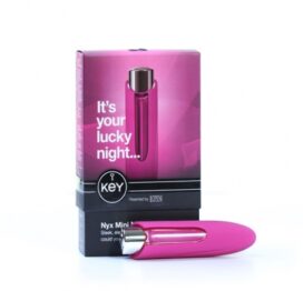 afbeelding key by jopen - nyx mini massager roze