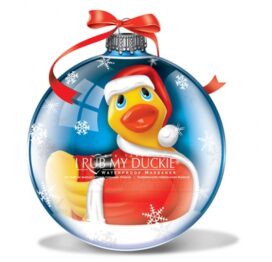 afbeelding i rub my duckie | santa holiday ball - travel size