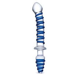 afbeelding Glas Mr. Swirly Dubbele Glazen Dildo & Butt Plug