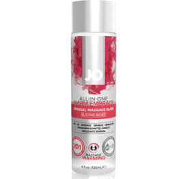 afbeelding System JO All-in-One Sensual Massage Glijmiddel Verwarmend 120 ml