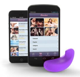 afbeelding Vibease iPhone & Android Vibrator Paars