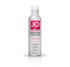 afbeelding system jo - massage glide cranberry 120ml.