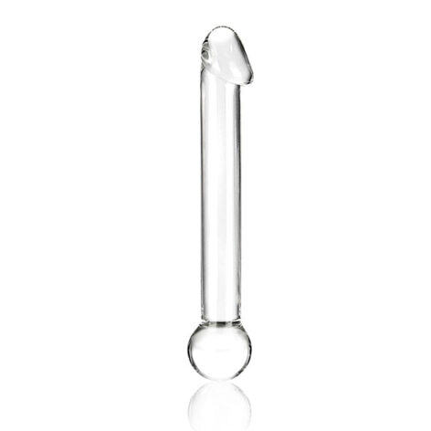 afbeelding Glas Realistic Head Glazen Dildo