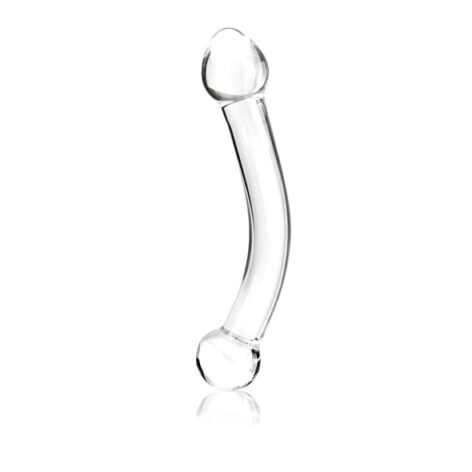 afbeelding Glas Curved G-Spot Stimulator Glazen Dildo