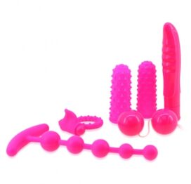 afbeelding maia toys - pleasure objects kit set neon roze