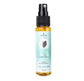 afbeelding sensuva - throat relaxing spray chocolade