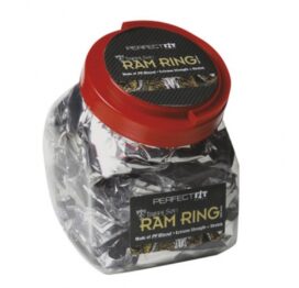 afbeelding perfect fit - ram ring zwart fish bowl 50 st.