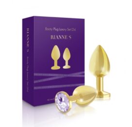 afbeelding rs - soiree - booty plug luxury set 2x goud