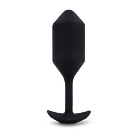afbeelding B-Vibe Vibrerende Snug Plug 15 Cm Zwart