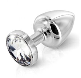 afbeelding diogol - anni butt plug rond verzilverd 30 mm