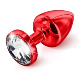 afbeelding diogol - anni butt plug rond rood 30 mm