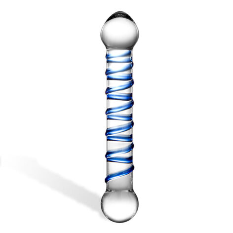 afbeelding Glas Spiral Dildo