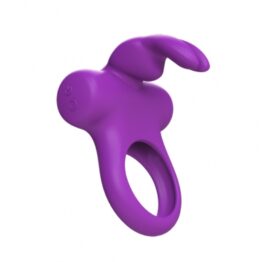 afbeelding ohhhbunny - frisky bunny vibrating ring paars