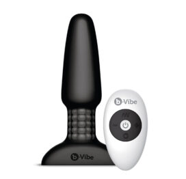 afbeelding B-Vibe Rimming Vibrerende Buttplug 15 Cm Zwart