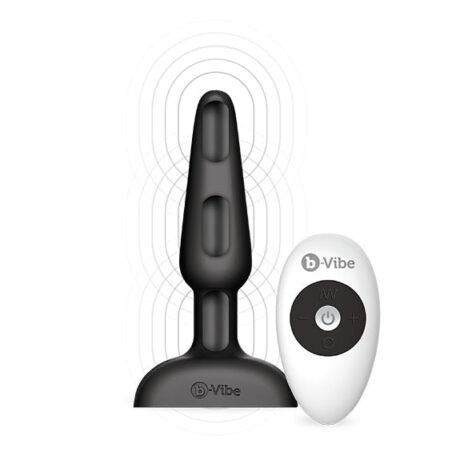 afbeelding B-Vibe Trio Vibrerende Buttplug 13 Cm Paars