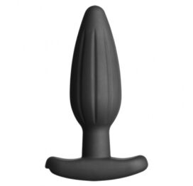 afbeelding electrastim - silicone noir rocker medium butt plu