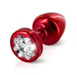 afbeelding diogol - anni r butt plug klaver rood 25 mm