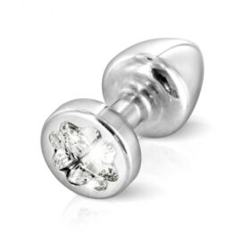 afbeelding diogol - anni r butt plug klaver zilver 25 mm