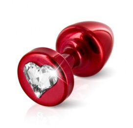 afbeelding diogol - anni r butt plug hart rood 25 mm