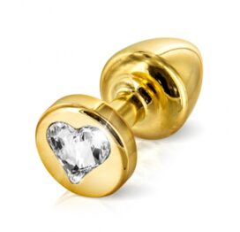 afbeelding diogol - anni r butt plug hart goud 25 mm