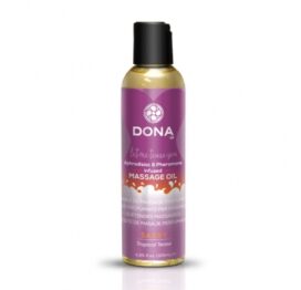 afbeelding dona - scented massage olie tropical tease 125 ml