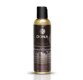 afbeelding dona - kissable massage olie chocolade mousse 125