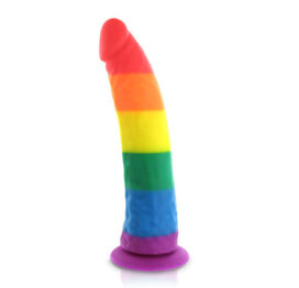 afbeelding Pride Silicone Rainbow Dildo 20 cm