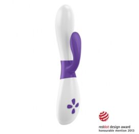 afbeelding ovo - k2 rabbit vibrator lila wit