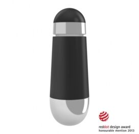 afbeelding ovo - w2 bullet vibrator zwart chroom