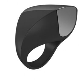 afbeelding ovo - a1 oplaadbare ring zwart / chroom
