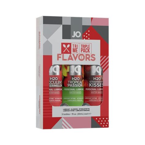 afbeelding System JO Tri Me Triple Pack Flavors