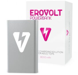 afbeelding erovolt powerbank - zilver