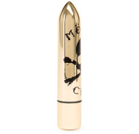 afbeelding motley crue - classic skull 10 function bullet vibrator goud