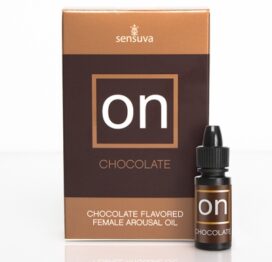 afbeelding sensuva - on arousal oil for her chocolade 5 ml