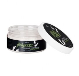 afbeelding sensuva - flirty feet sweet peppermint tingling foot polish 236 ml