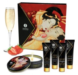 afbeelding shunga - geisha sparkling strawberry wine