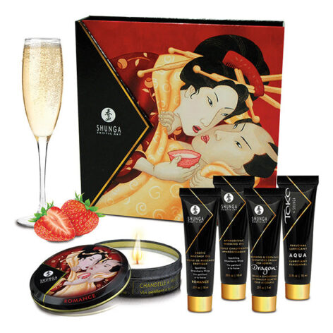 afbeelding Shunga Geisha Cadeauset Aardbei